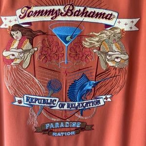 Tommy Bahama Republic of Relaxation camp shirt.